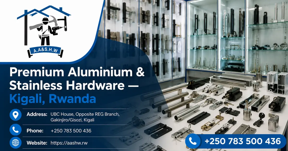 Custom Aluminium Fabrication in Kigali: What You Can Order & Prices